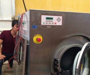 Thay thế vòng bi máy giặt công nghiệp tại Sơn La